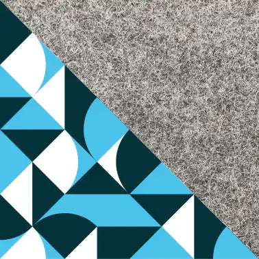 Handytasche mit Kartenfach für iPhone 14 Pro | hellgrau - shapes | Modell "ZIP"