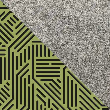 Hülle für Dell Latitude | mit Magnetverschluss und extra Fach  | hellgrau - Stripes | Modell "HAKA"