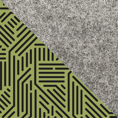 Hülle für Asus Pro | aus Filz und Bio-Baumwolle | hellgrau - Stripes | Modell "LET"