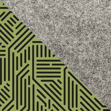 Umhängetasche für Motorola Moto G31 | aus Filz und Bio-Baumwolle | hellgrau - stripes | Modell KEDJA