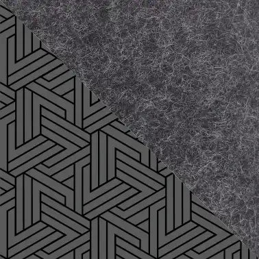 Hülle für Razer Book | aus Filz und Bio-Baumwolle | anthrazit - Tracks | Modell "LET"