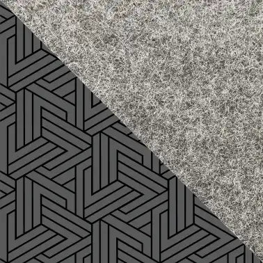 Handytasche für Motorola Razr 40 Ultra | aus Filz und Bio-Baumwolle | hellgrau - tracks | Modell "LET"