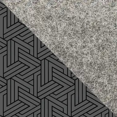 Handytasche iPhone 16 Pro Max | Magnetverschluss & Fach | hellgrau - Tracks | HAKA