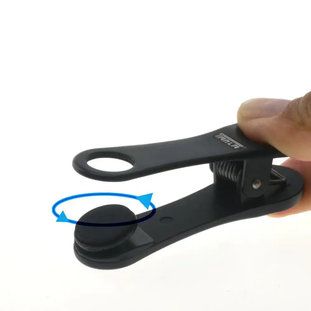 Weitwinkel Und Makro Linse Für Smartphones Mit Clip Und Schutztasche In Schwarz Hochwertig