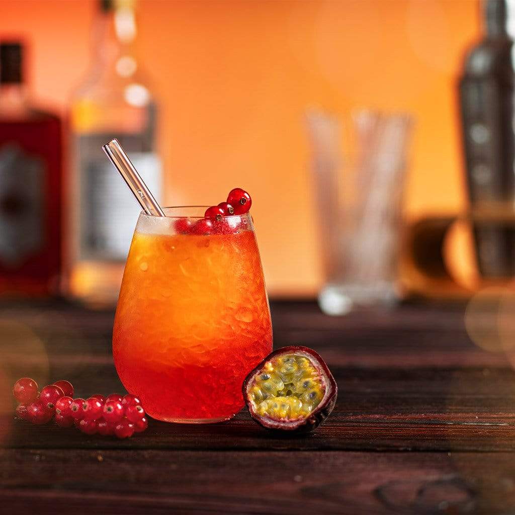 20x 15cm (Gerade) Glasstrohhalme Party Set