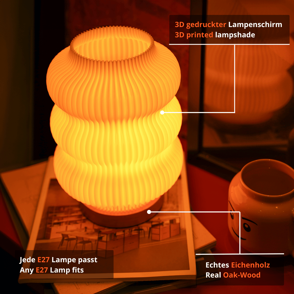 Luma Lampe Mit Rundem Lampschirm Schafft Beruhigende Lichtstimmung Und Harmonie In Deinem Raum Für Mehr Gelassenheit