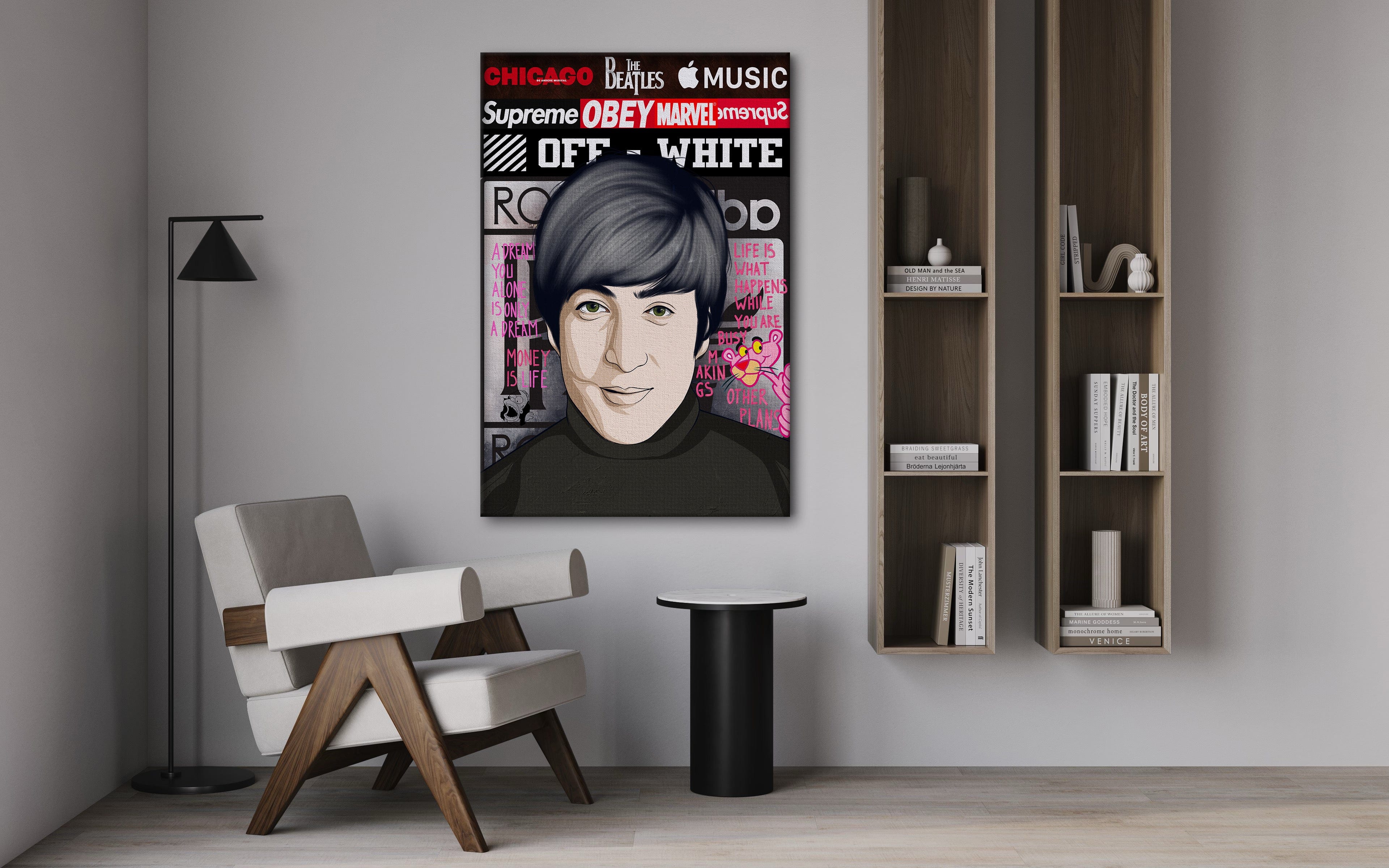 The Beatles 2 - Leinwandbild Pop Art