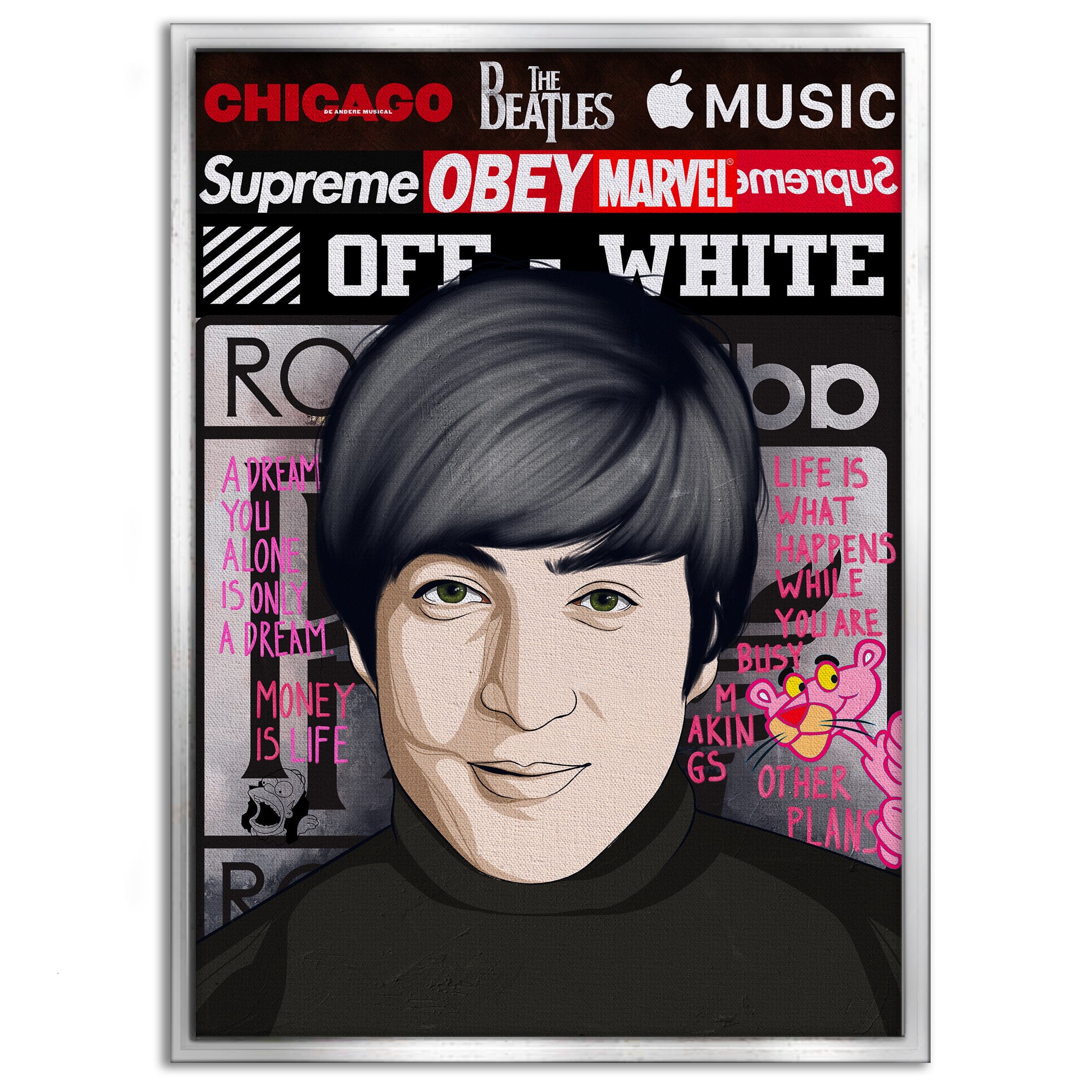 The Beatles 2 - Leinwandbild Pop Art