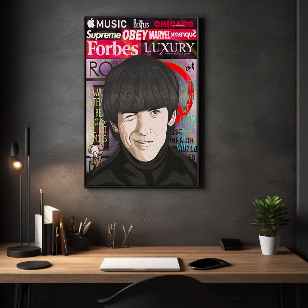 The Beatles 3 - Leinwandbild Pop Art by SimpleCanvas