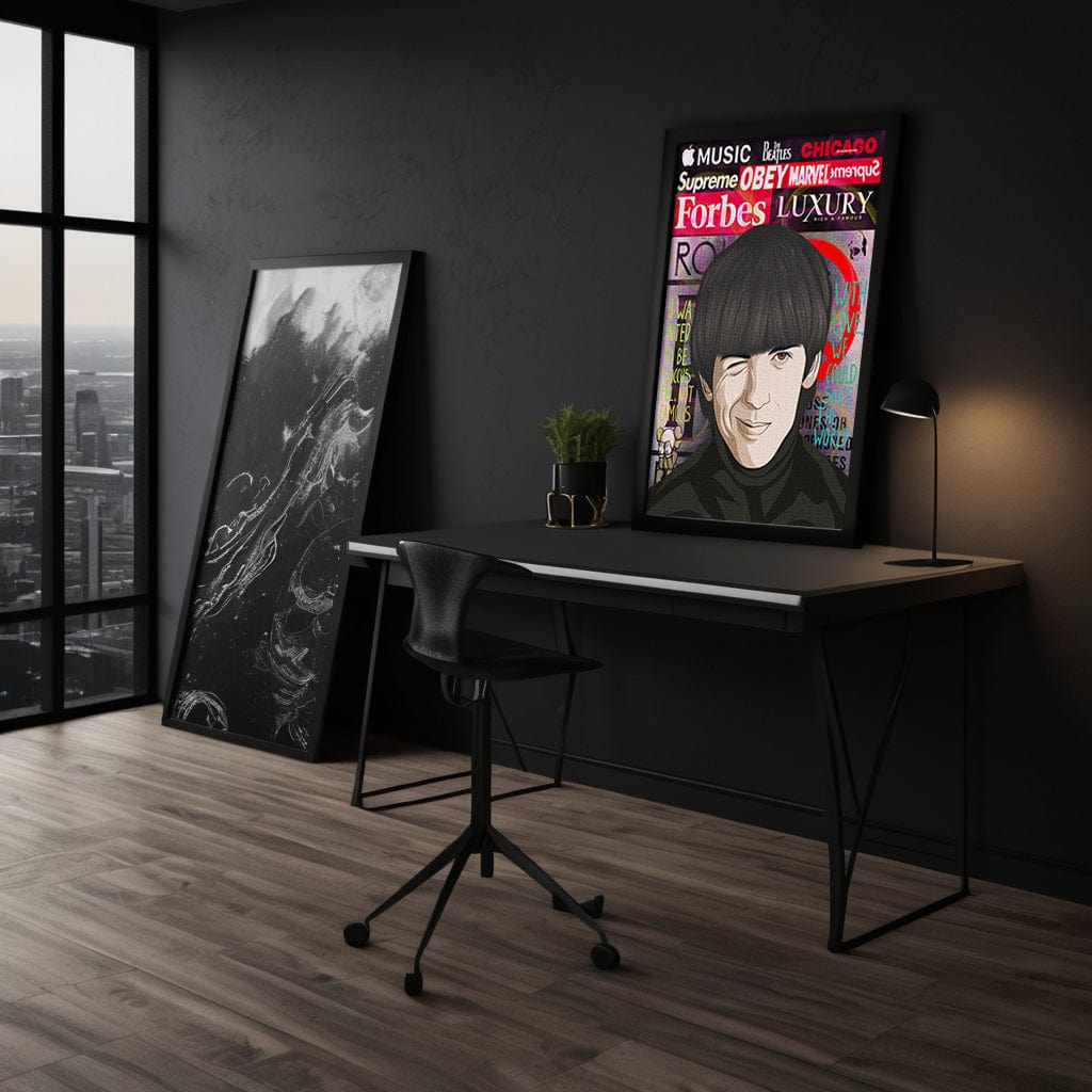 The Beatles 3 - Leinwandbild Pop Art by SimpleCanvas