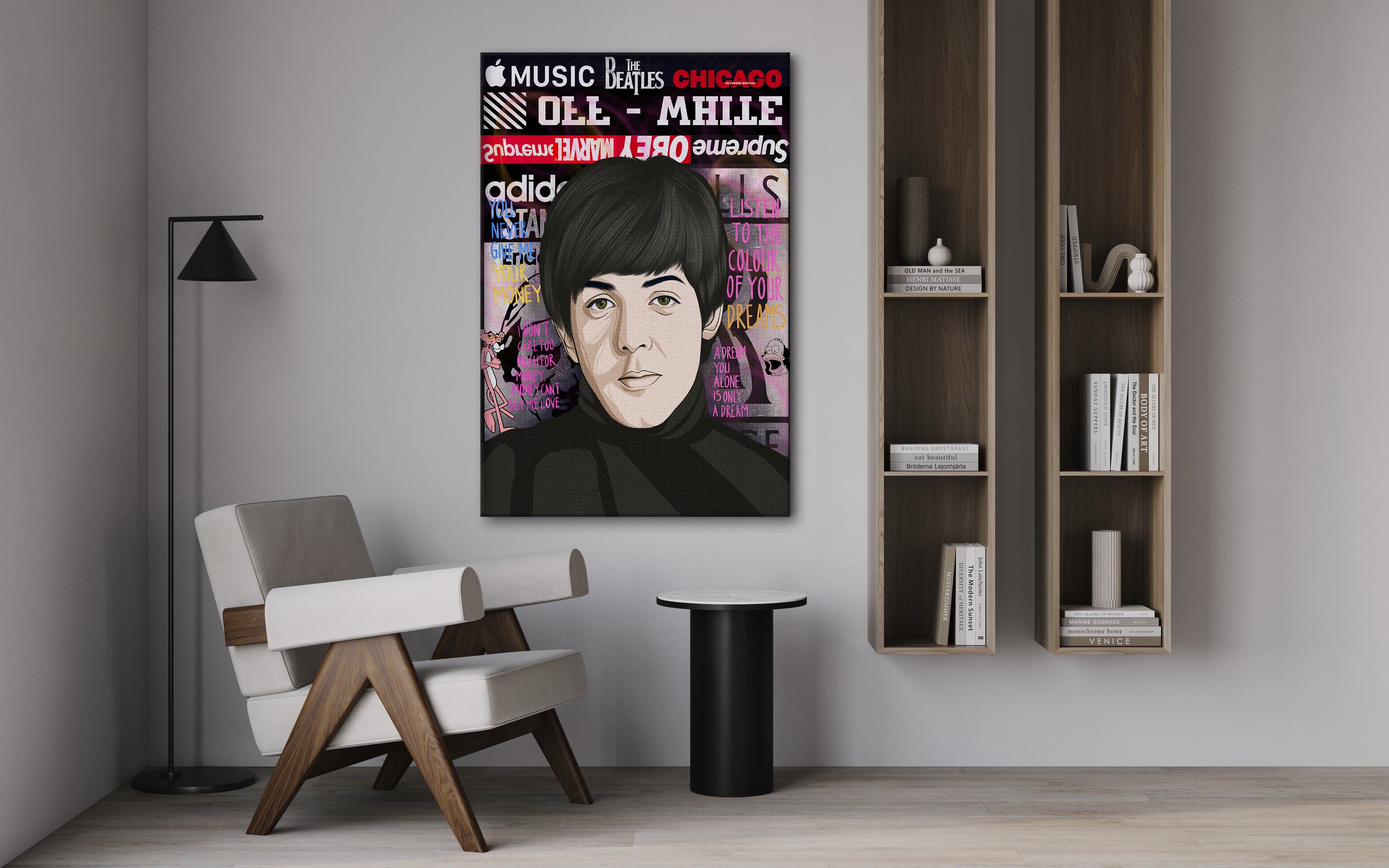 The Beatles - Leinwandbild Pop Art