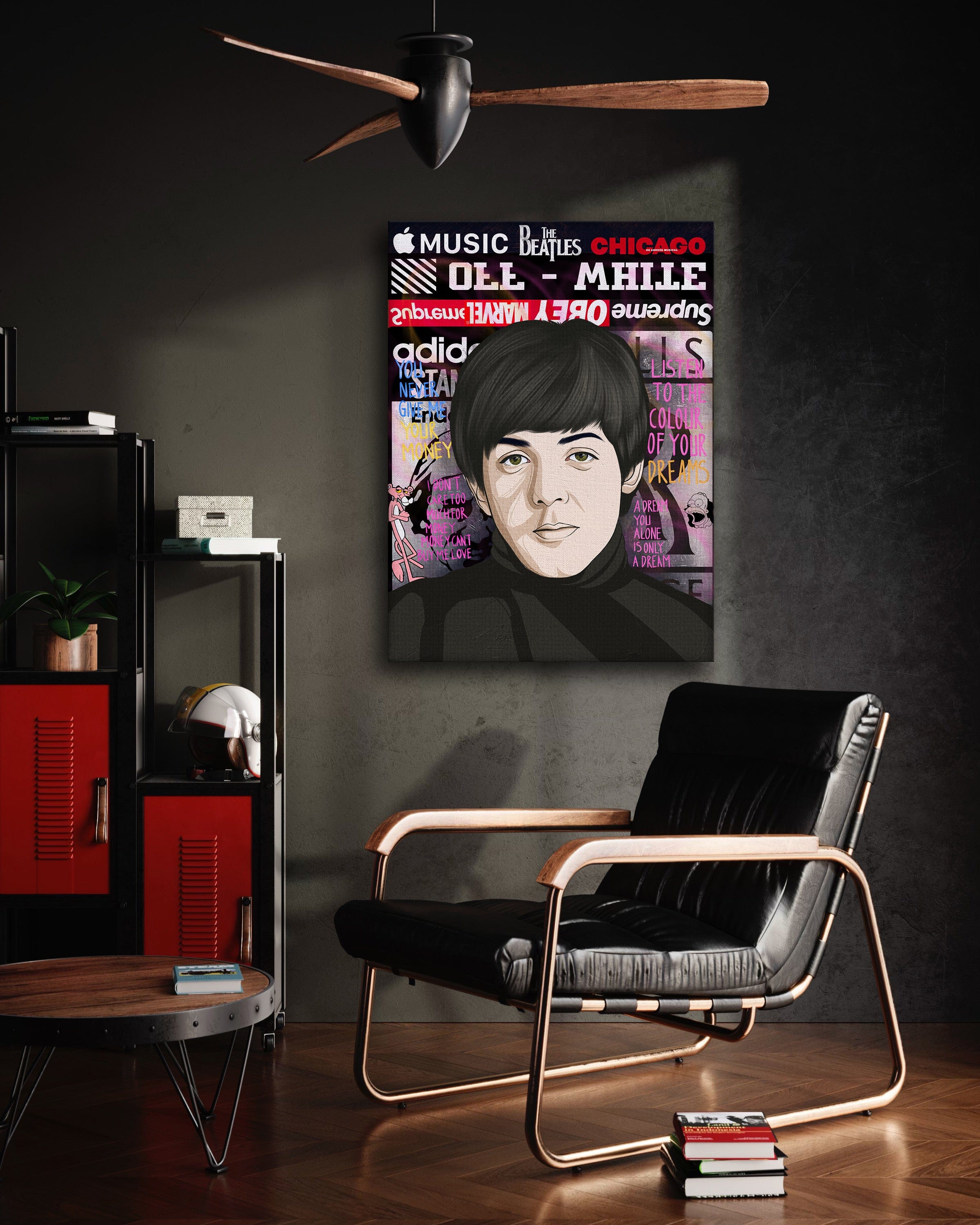 The Beatles - Leinwandbild Pop Art