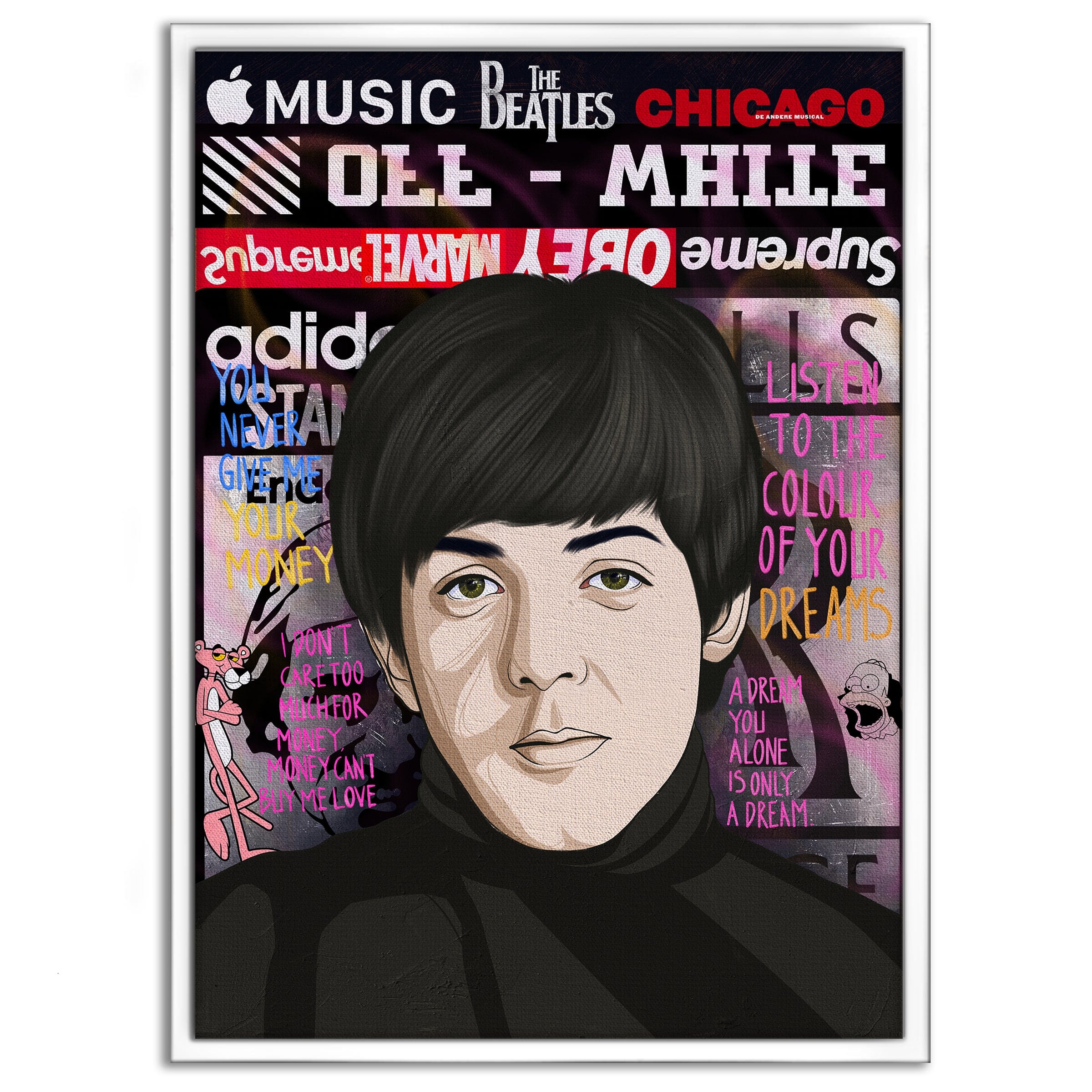 The Beatles - Leinwandbild Pop Art