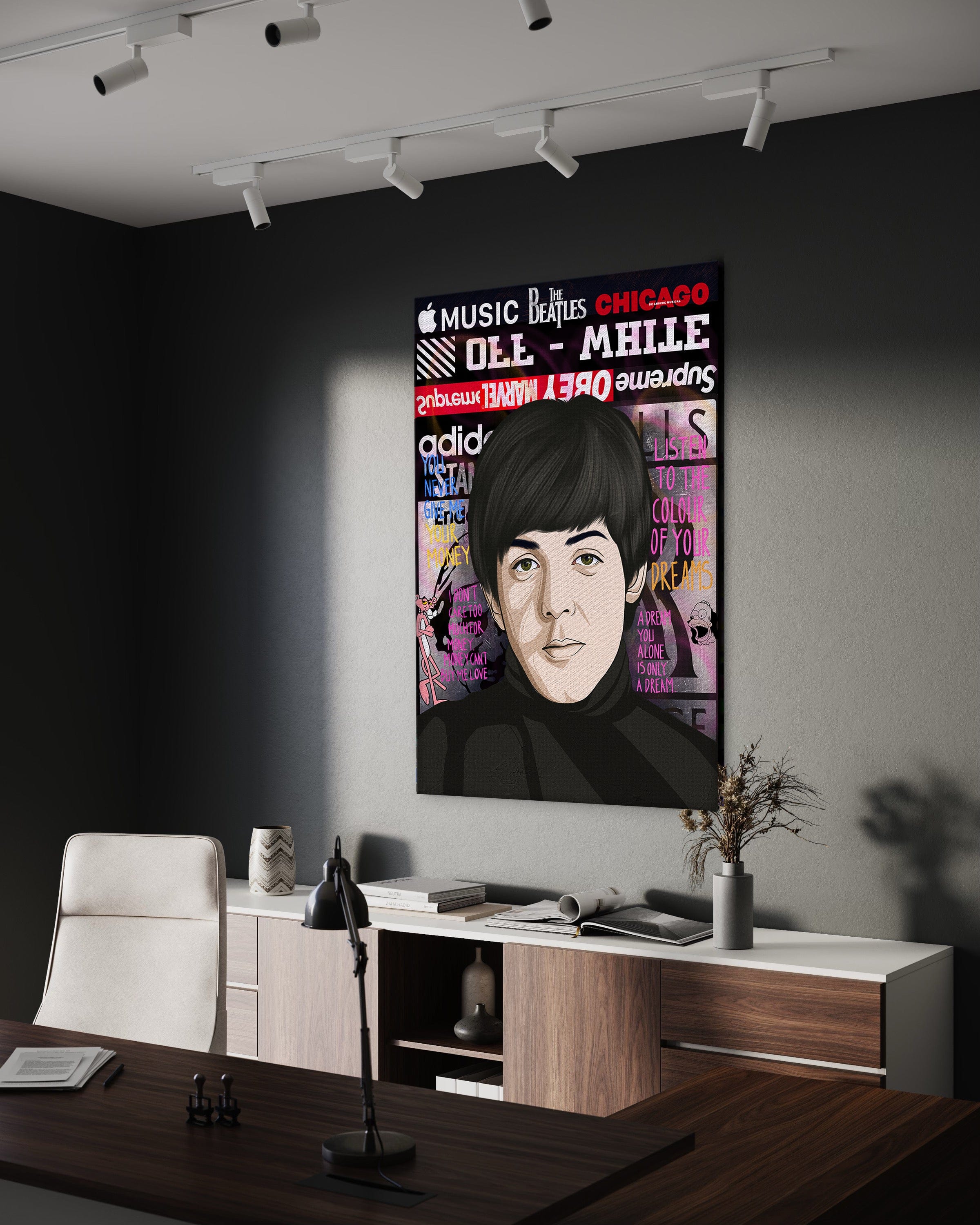 The Beatles - Leinwandbild Pop Art