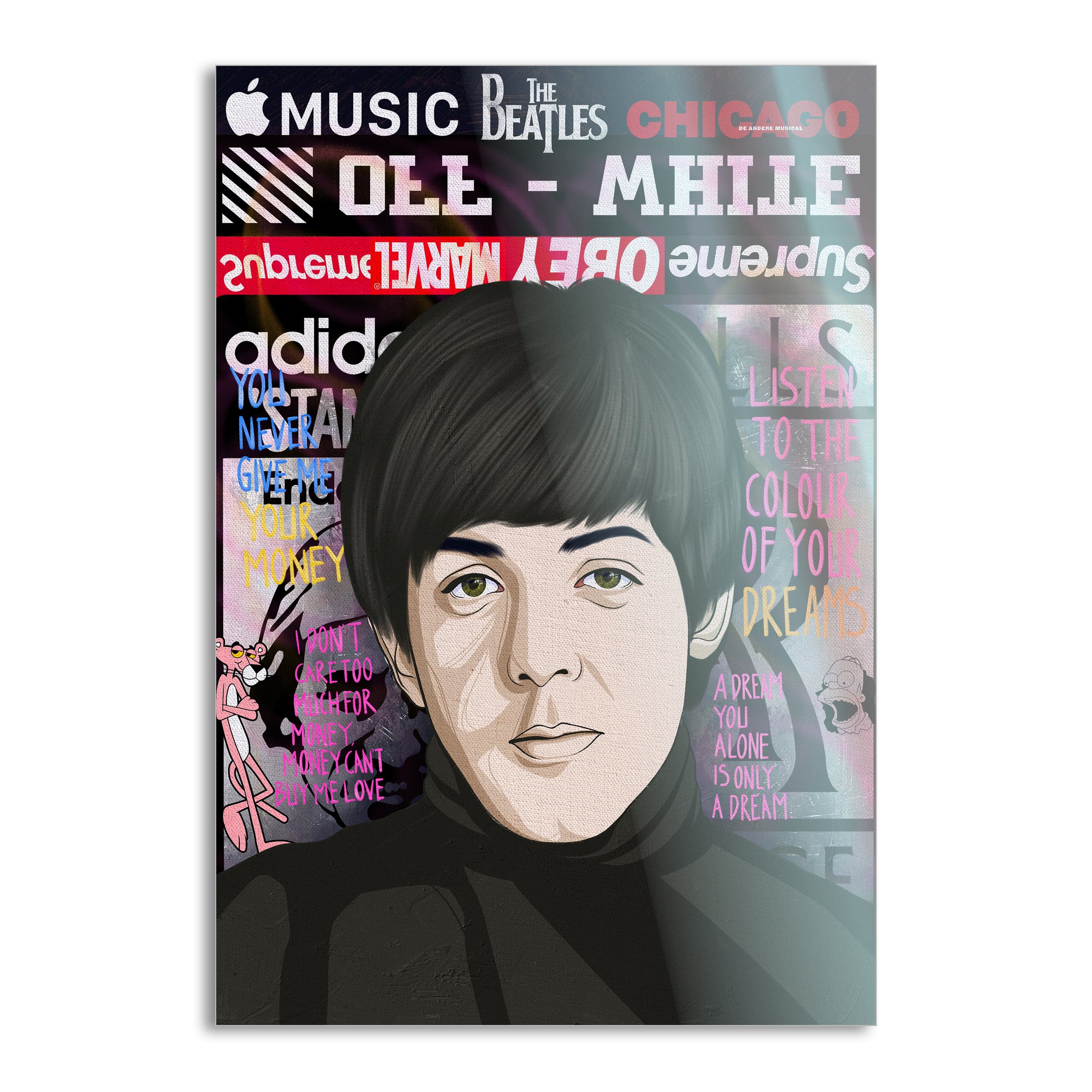 The Beatles - Leinwandbild Pop Art