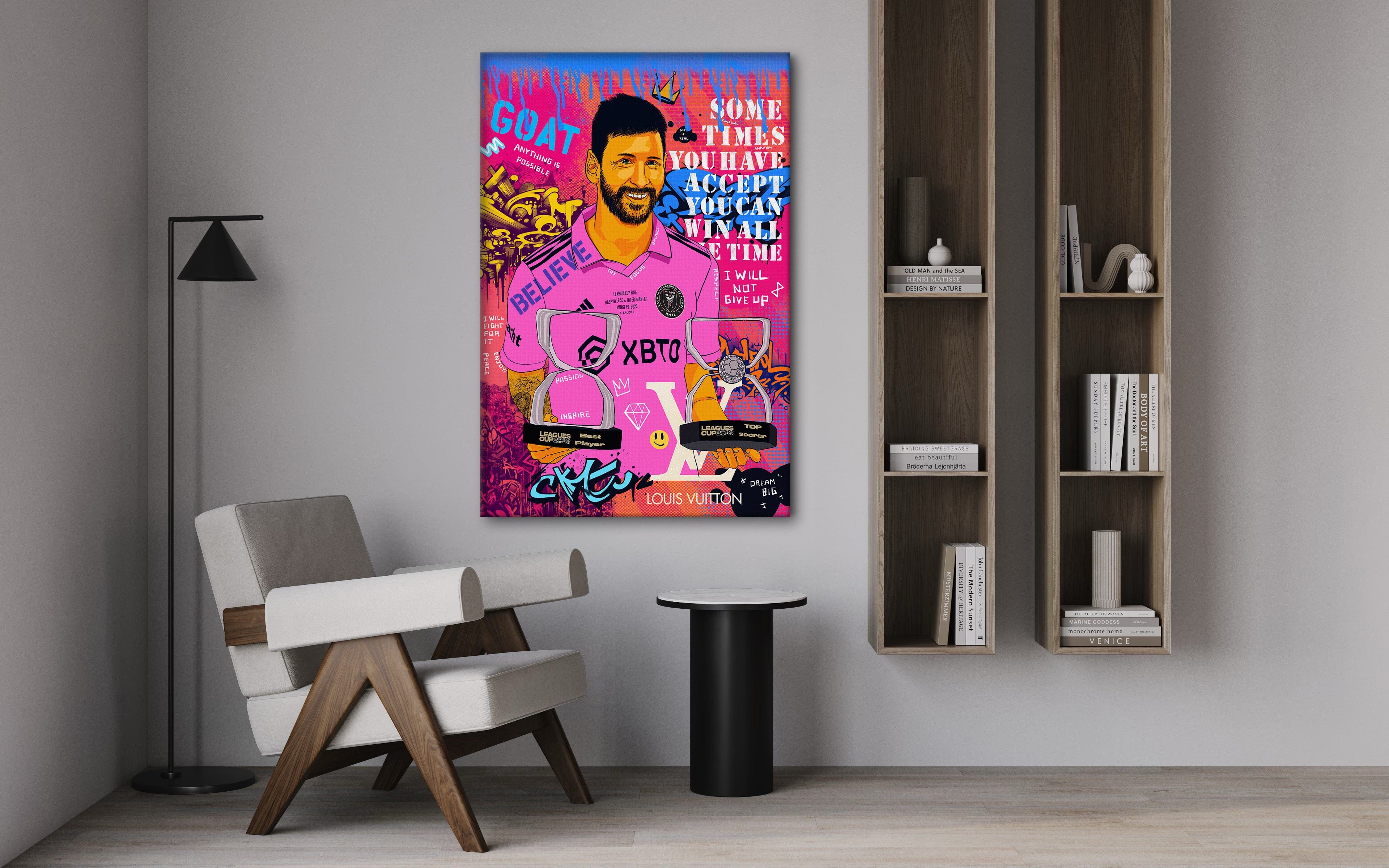 The Goat - Leinwandbild Pop Art