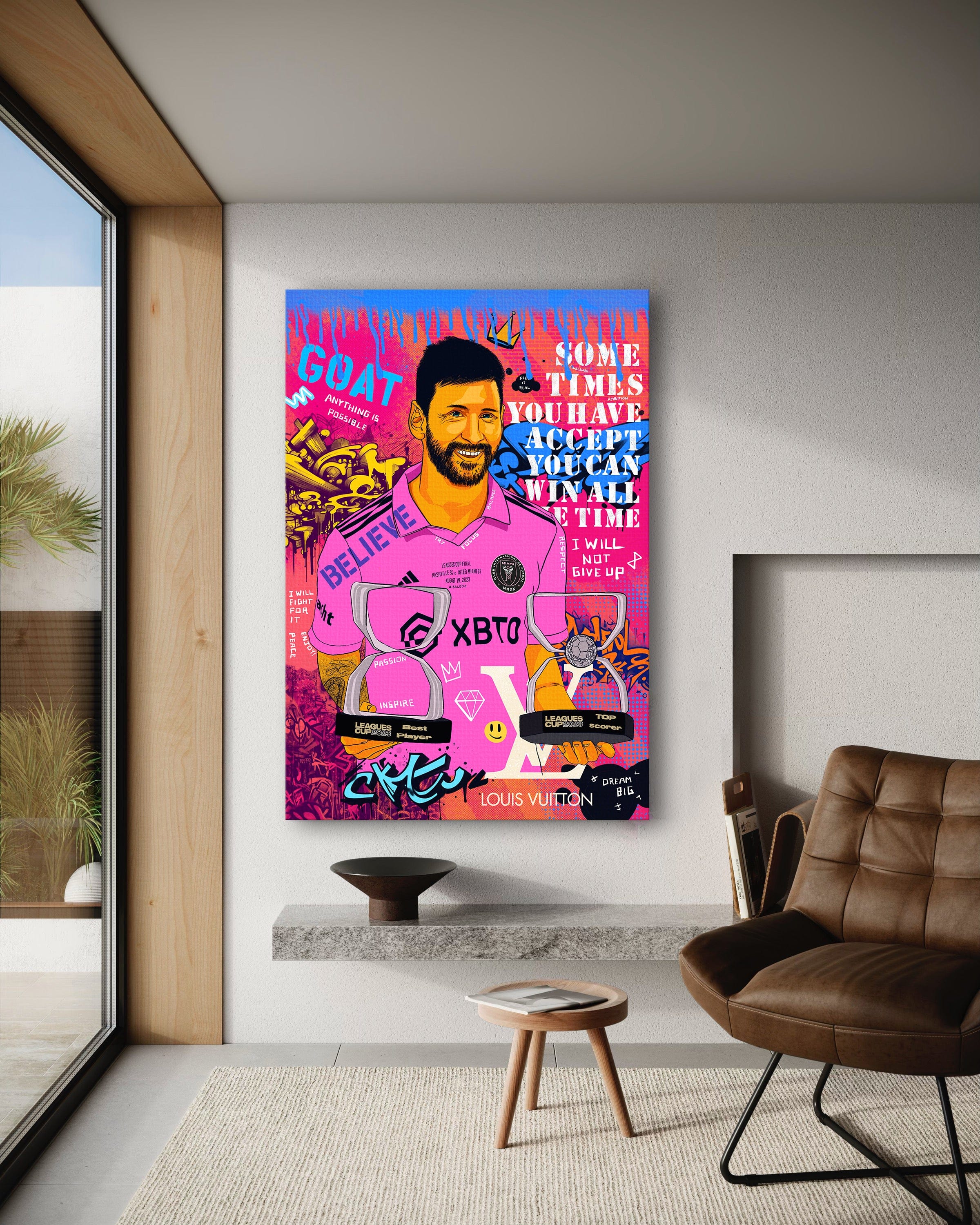 The Goat - Leinwandbild Pop Art