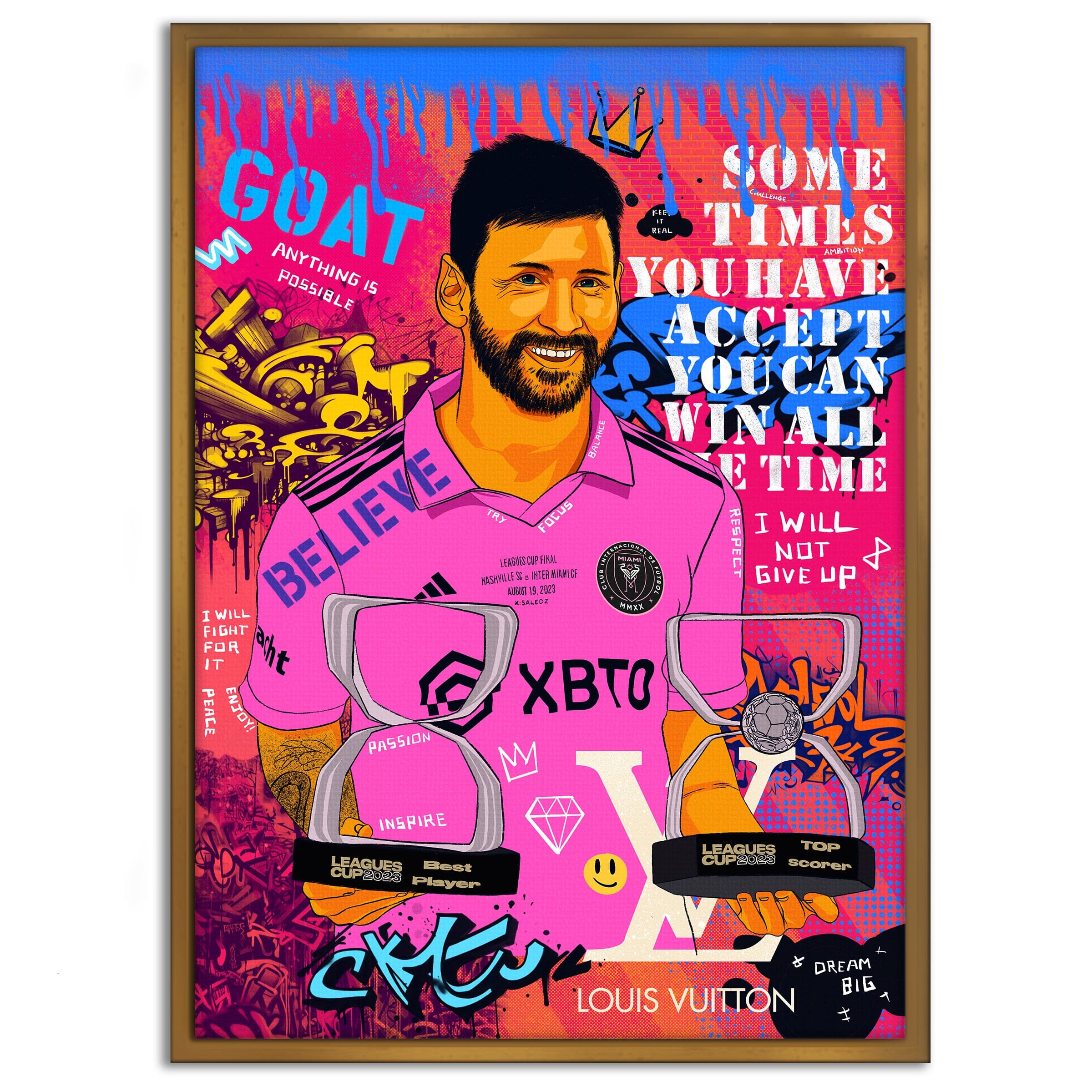 The Goat - Leinwandbild Pop Art