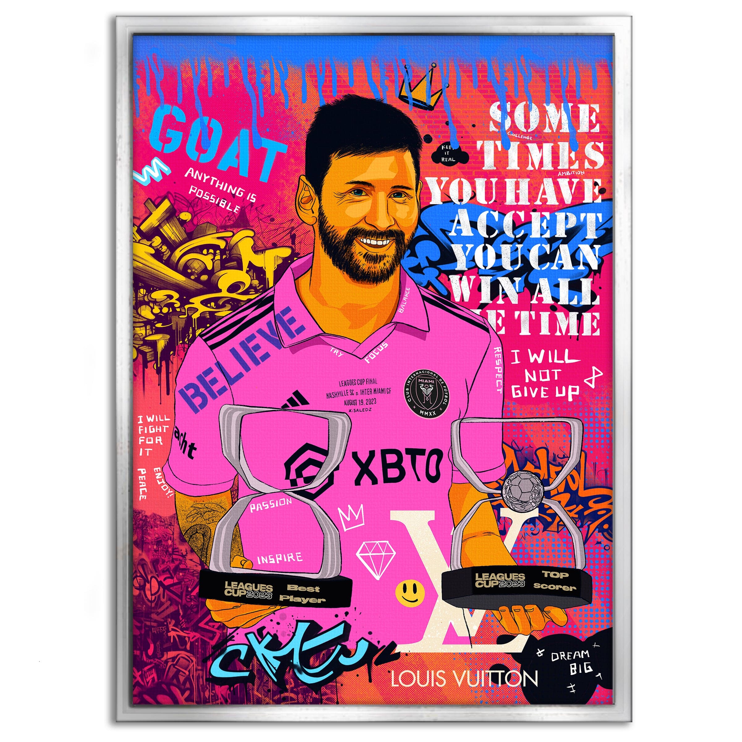 The Goat - Leinwandbild Pop Art