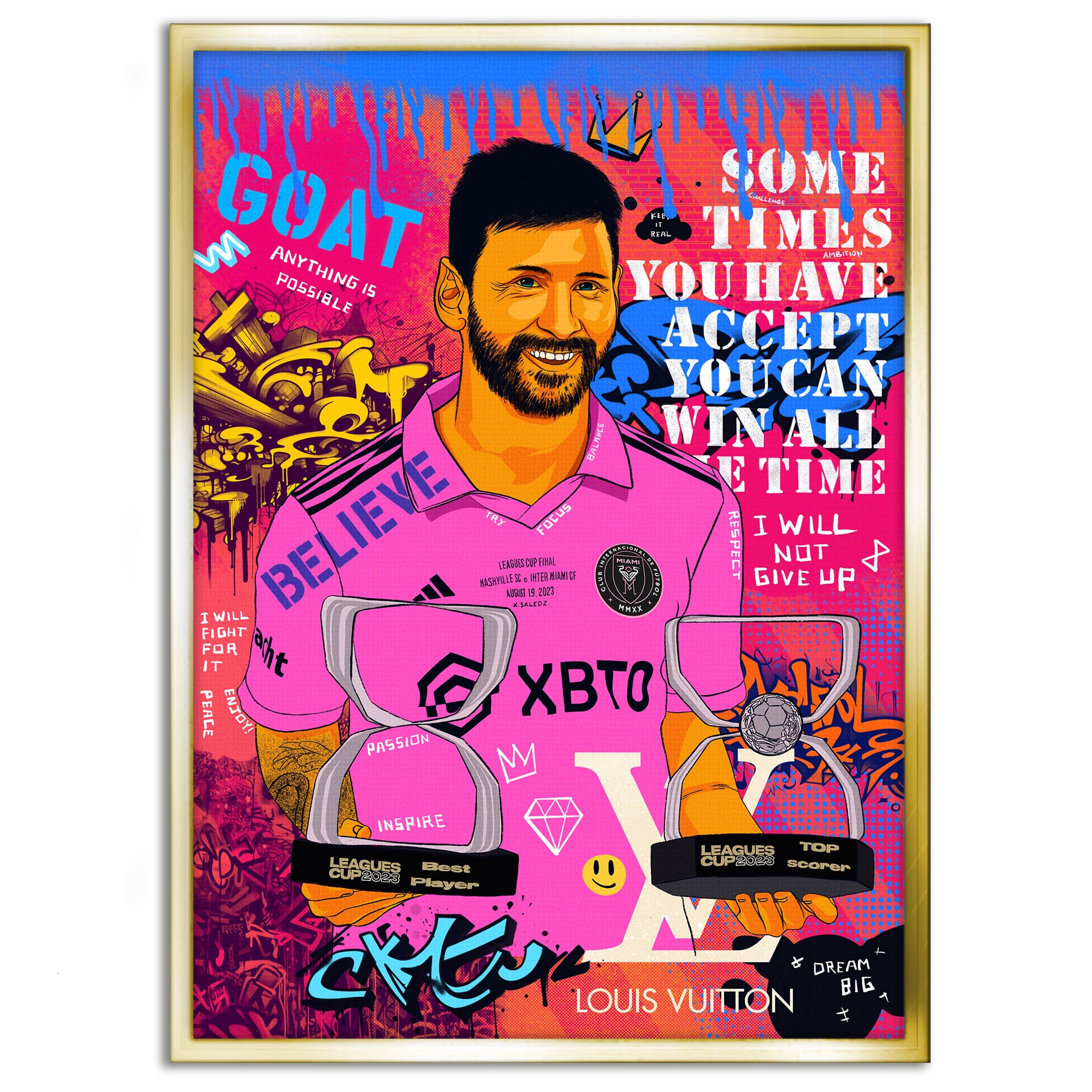 The Goat - Leinwandbild Pop Art