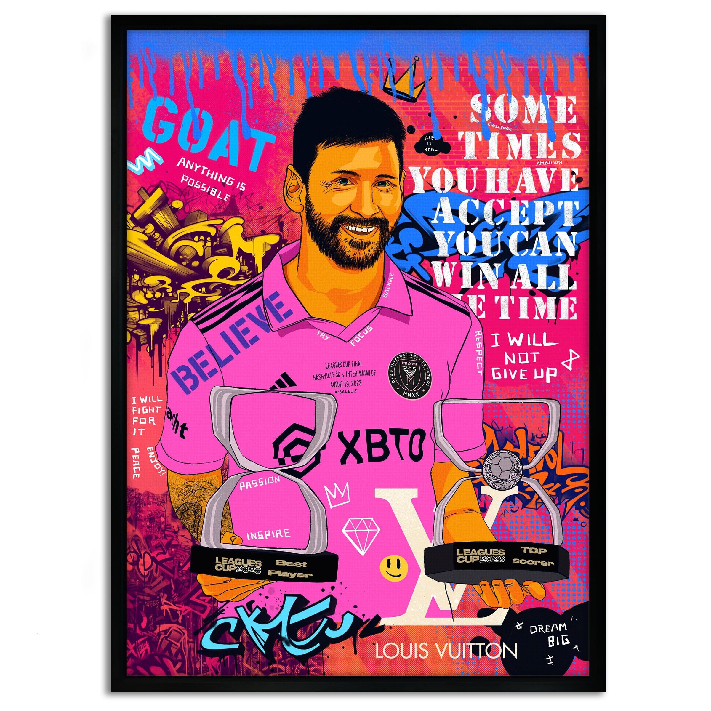 The Goat - Leinwandbild Pop Art