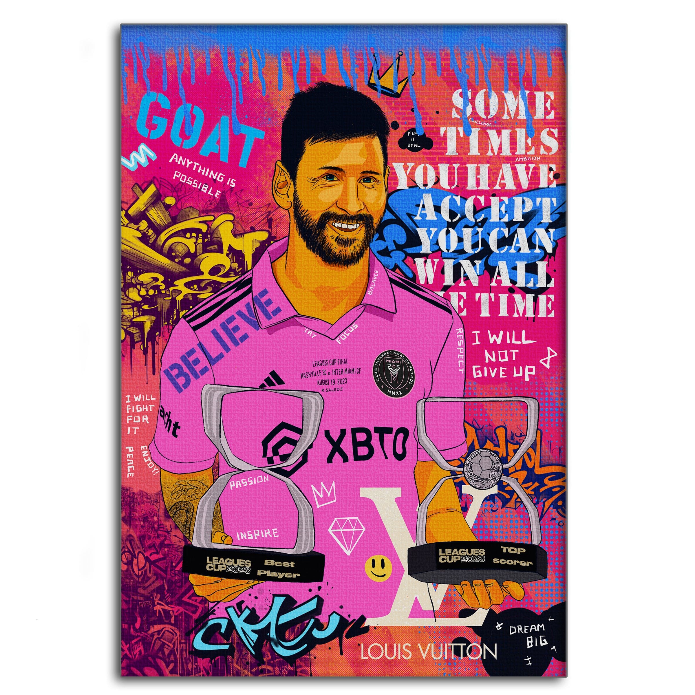 The Goat - Leinwandbild Pop Art