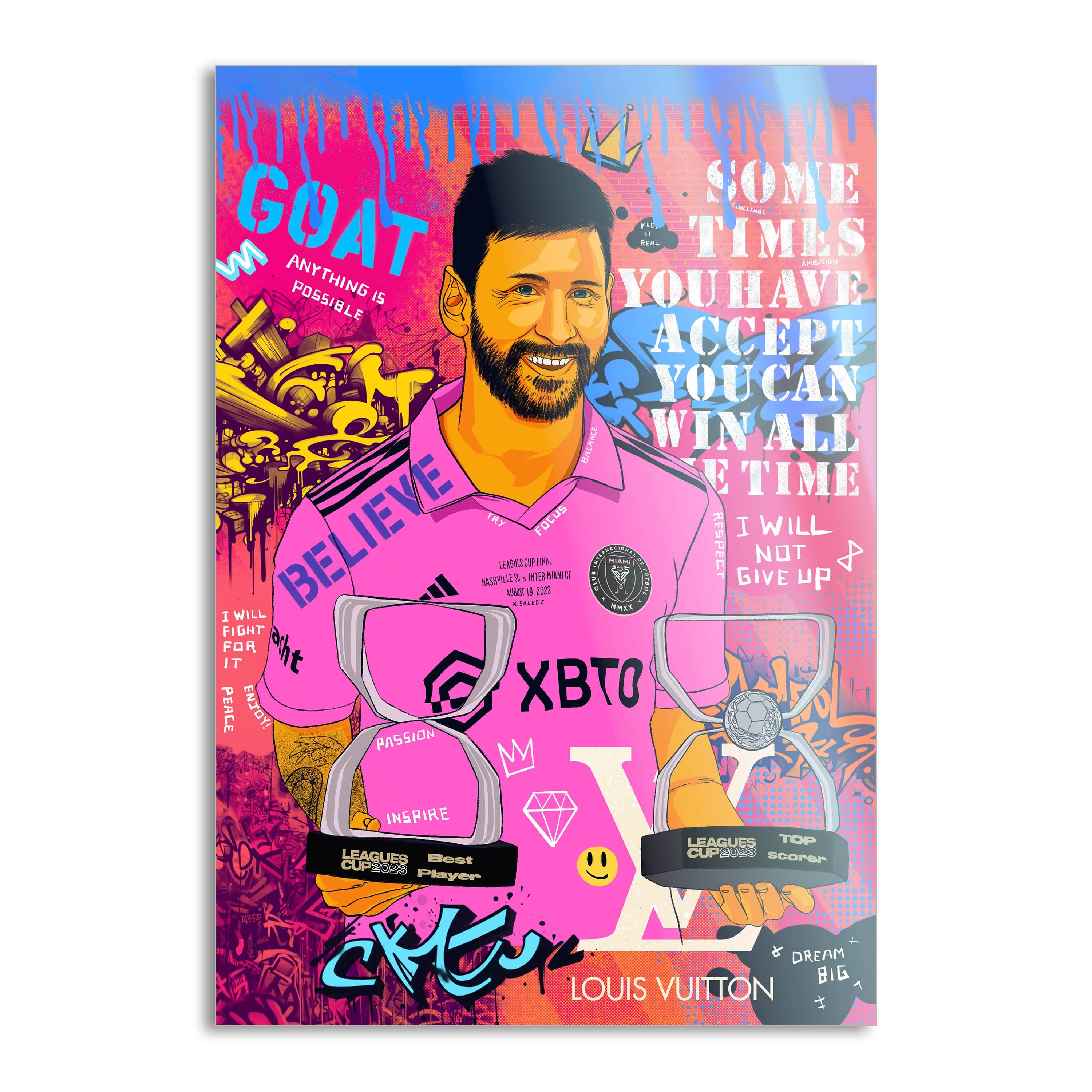 The Goat - Leinwandbild Pop Art