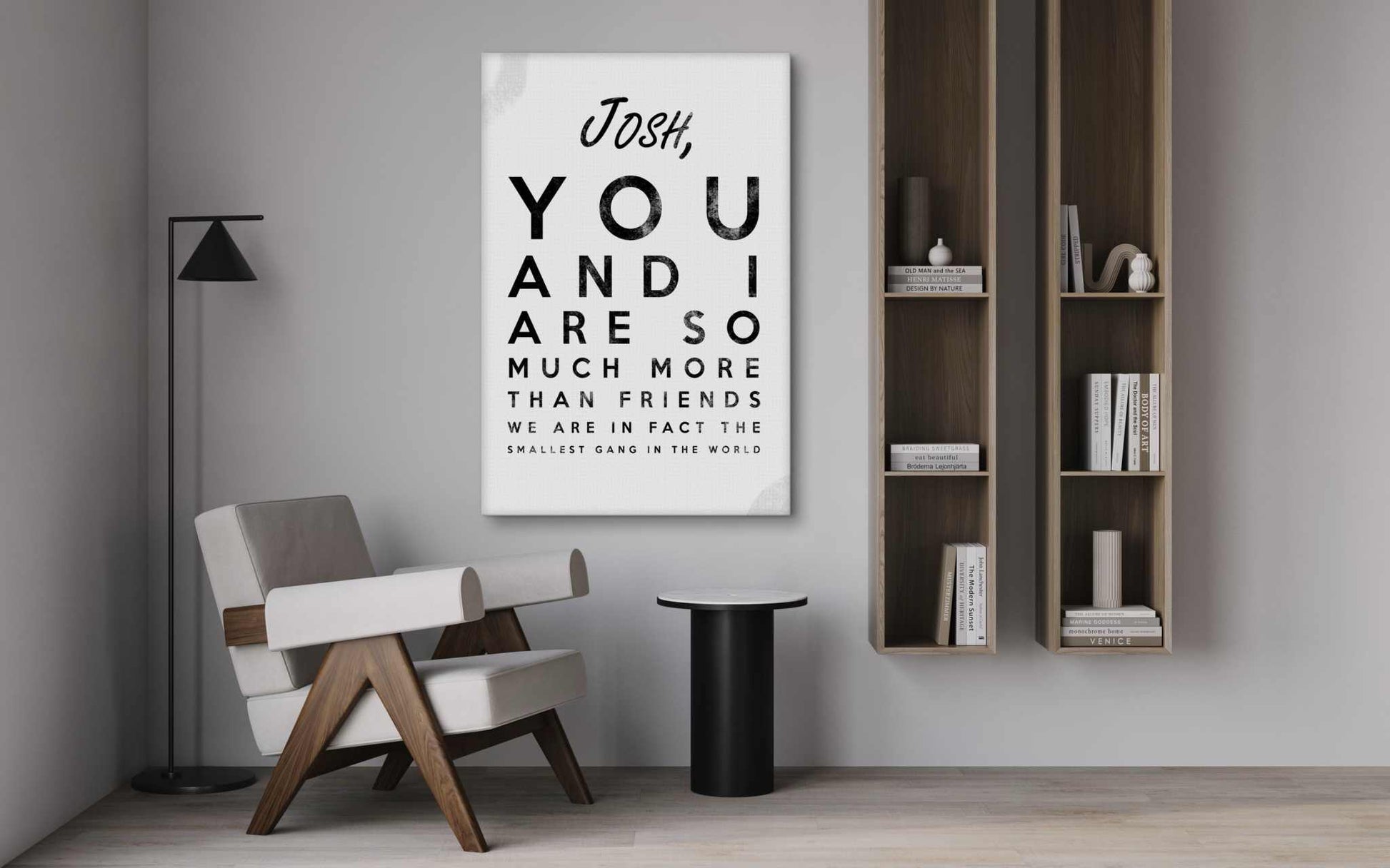 The smallest Gang - Dein Name / dein Spruch - Personalisierbar by SimpleCanvas