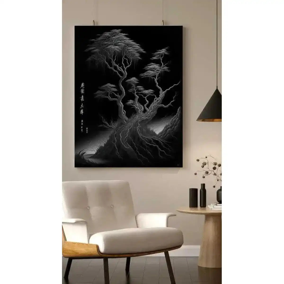 The Tree Of Eternal Life - Leinwandbild Japanisch by SimpleCanvas