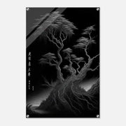 The Tree Of Eternal Life - Leinwandbild Japanisch by SimpleCanvas