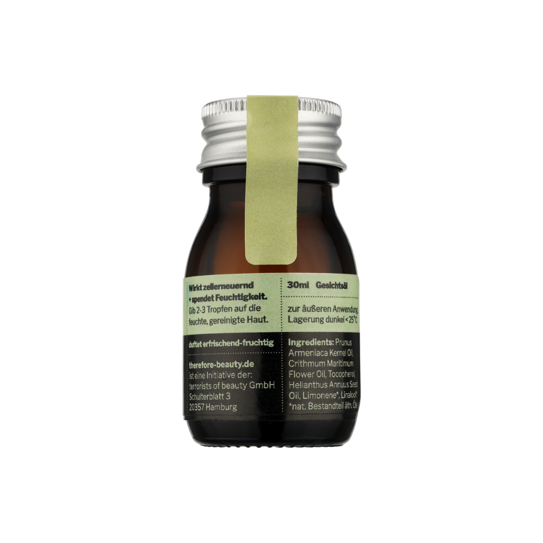 Balm 002 Gesichtsöl Für Reife Haut Oder Trockene Haut Mit Meeresfenchel Spannkraft Regenerierende Pflege Ausstrahlung