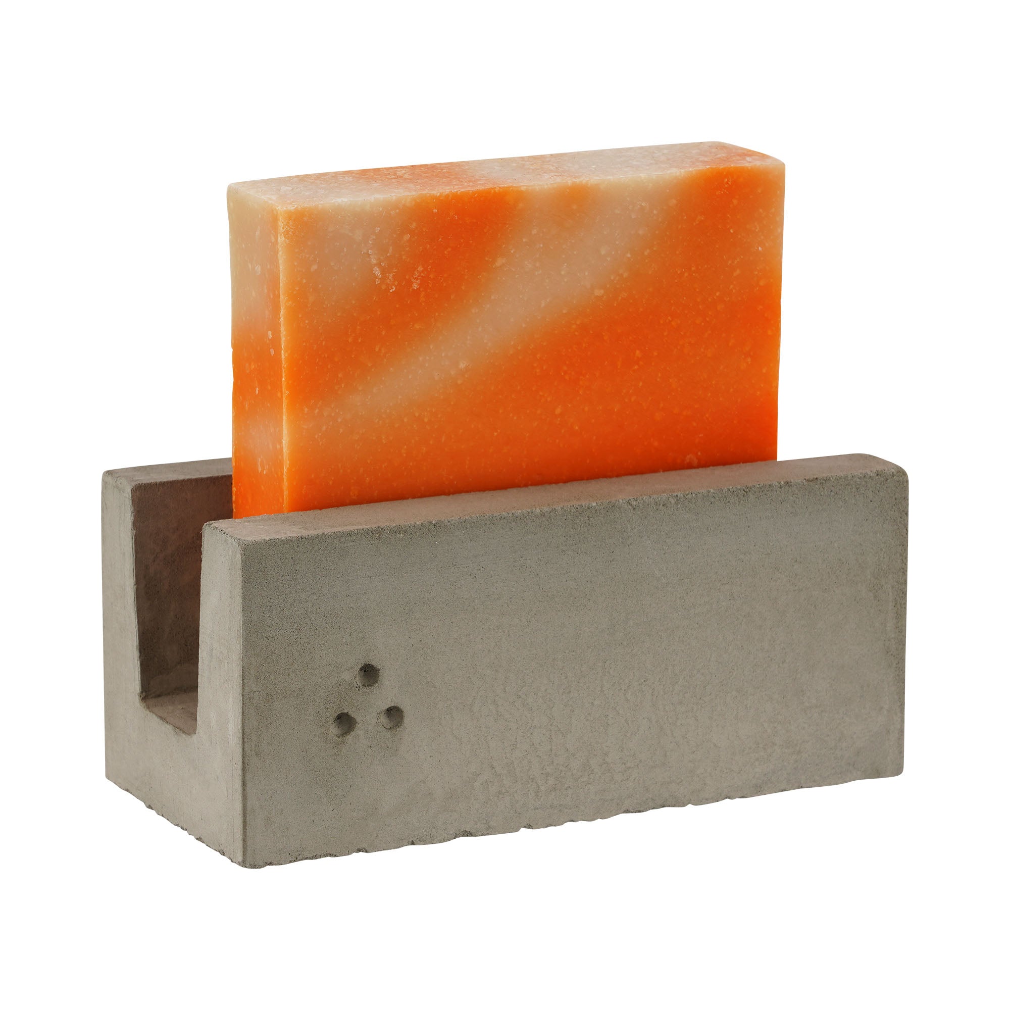 Seifenhalter Offenporigem Beton Block Holder Naturseife Hamburg Töpferei UnikatsX