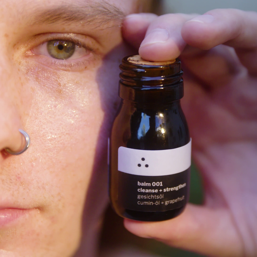 Balm 001 Gesichtsöl Mit Schwarzkümmelöl Für Unreine Haut Gegen Pickel Und Akne Klärende Anti Akne Pflege