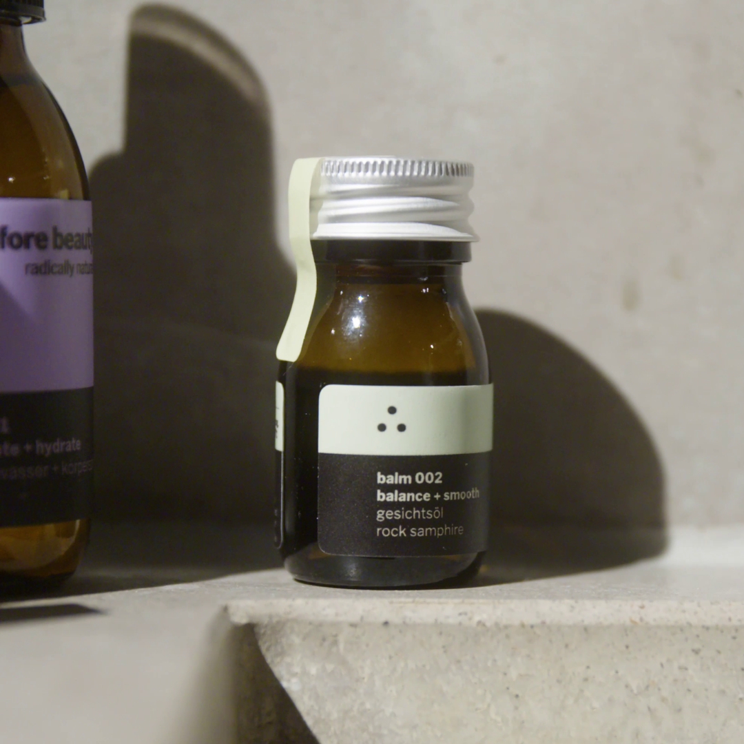 Balm 002 Gesichtsöl Für Reife Haut Oder Trockene Haut Mit Meeresfenchel Spannkraft Regenerierende Pflege Ausstrahlung