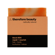 Seife Block 004 Regenerierende Bio Seife Für Trockene Haut Und Starke Curls Afro Mit Kurkuma Kakao Haar Und Körper