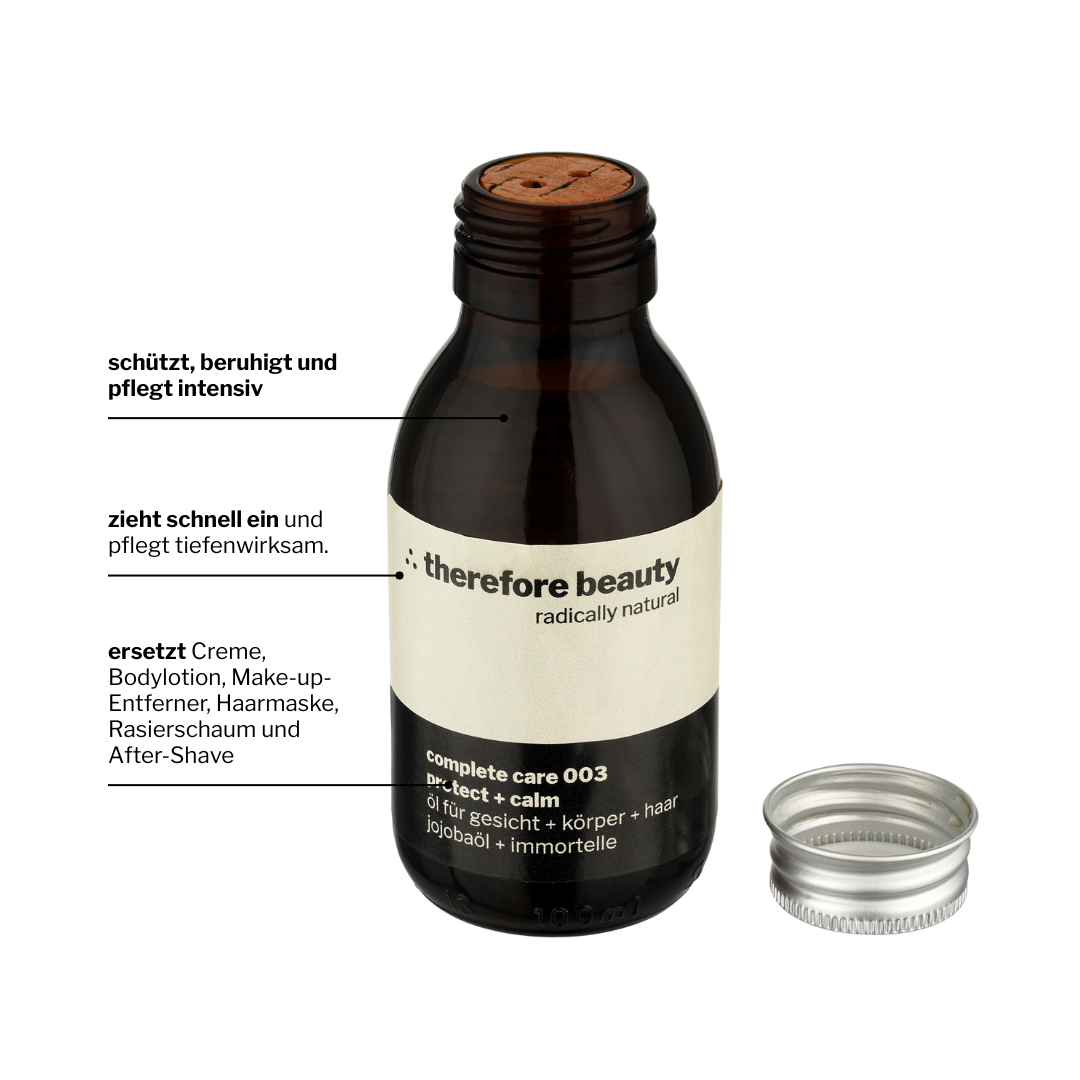 Complete Care 003 Pflegeöl Für Gesicht Körper Und Haar Mit Jojoba Und Immortelle Reizfreier Allround Balm
