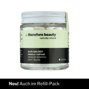 Zahnputztabletten 002 Feste Zahnpasta Mit Minze Für Frischen Atem Und Saubere Zähne Plastikfreier Nachfüllbeutel