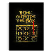 Think outside the Box - Leinwandbild Motivation by SimpleCanvas