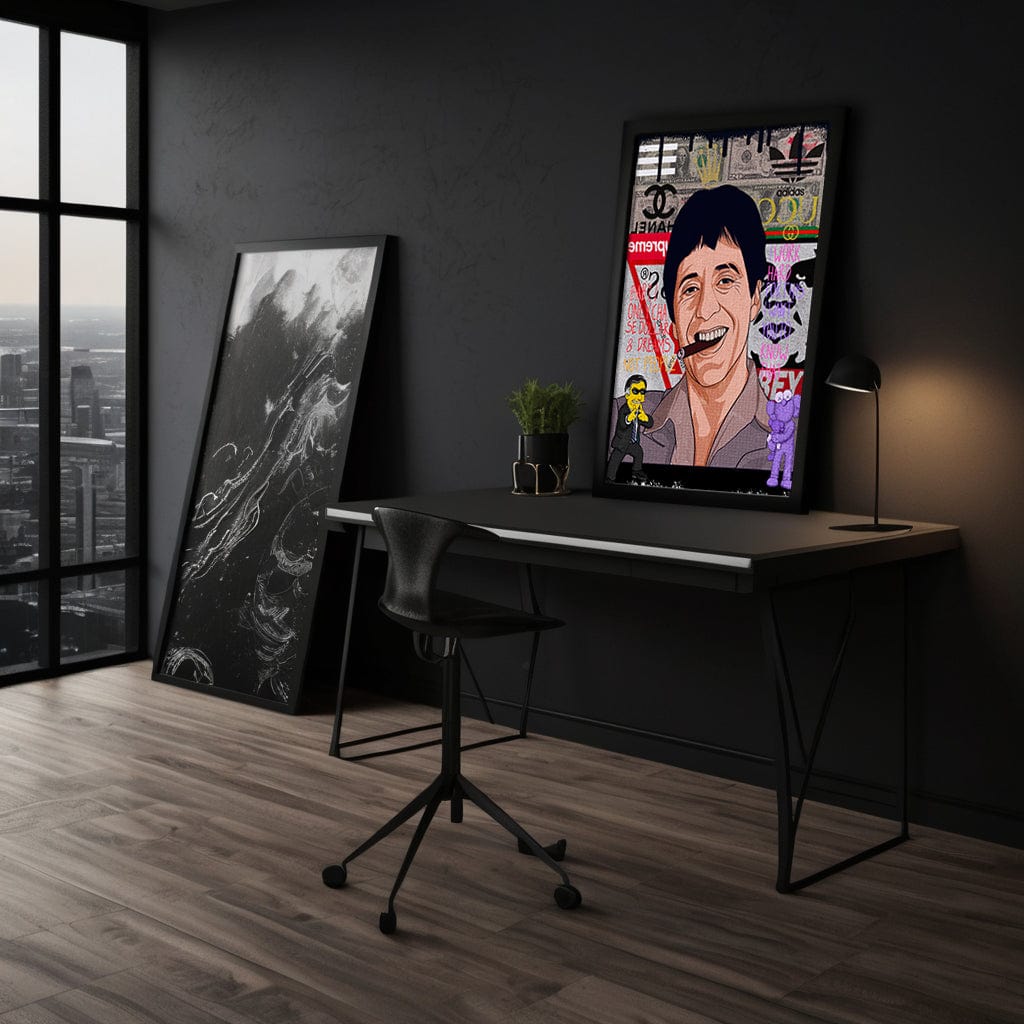 Tony Montana - Leinwandbild Pop Art