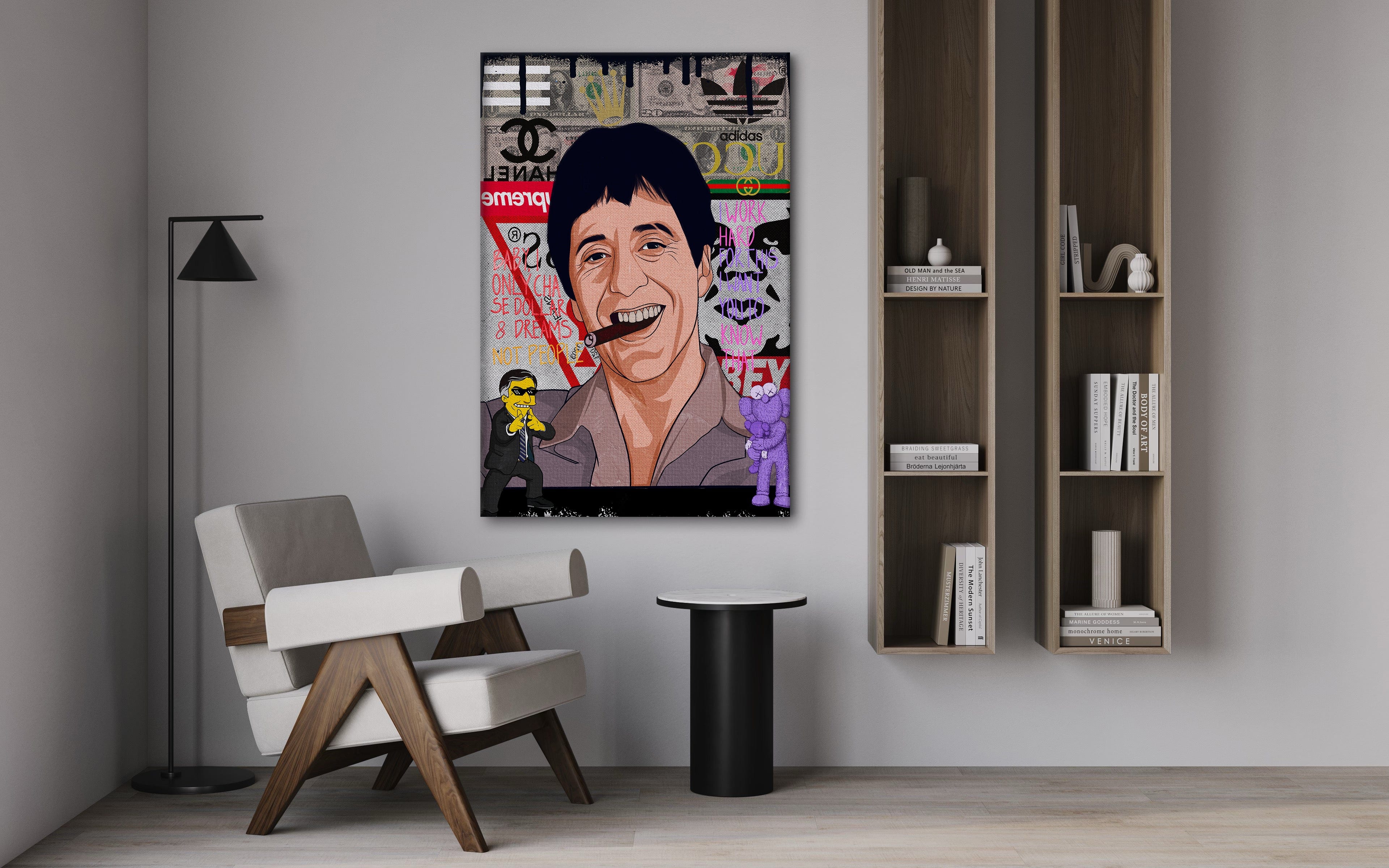 Tony Montana - Leinwandbild Pop Art