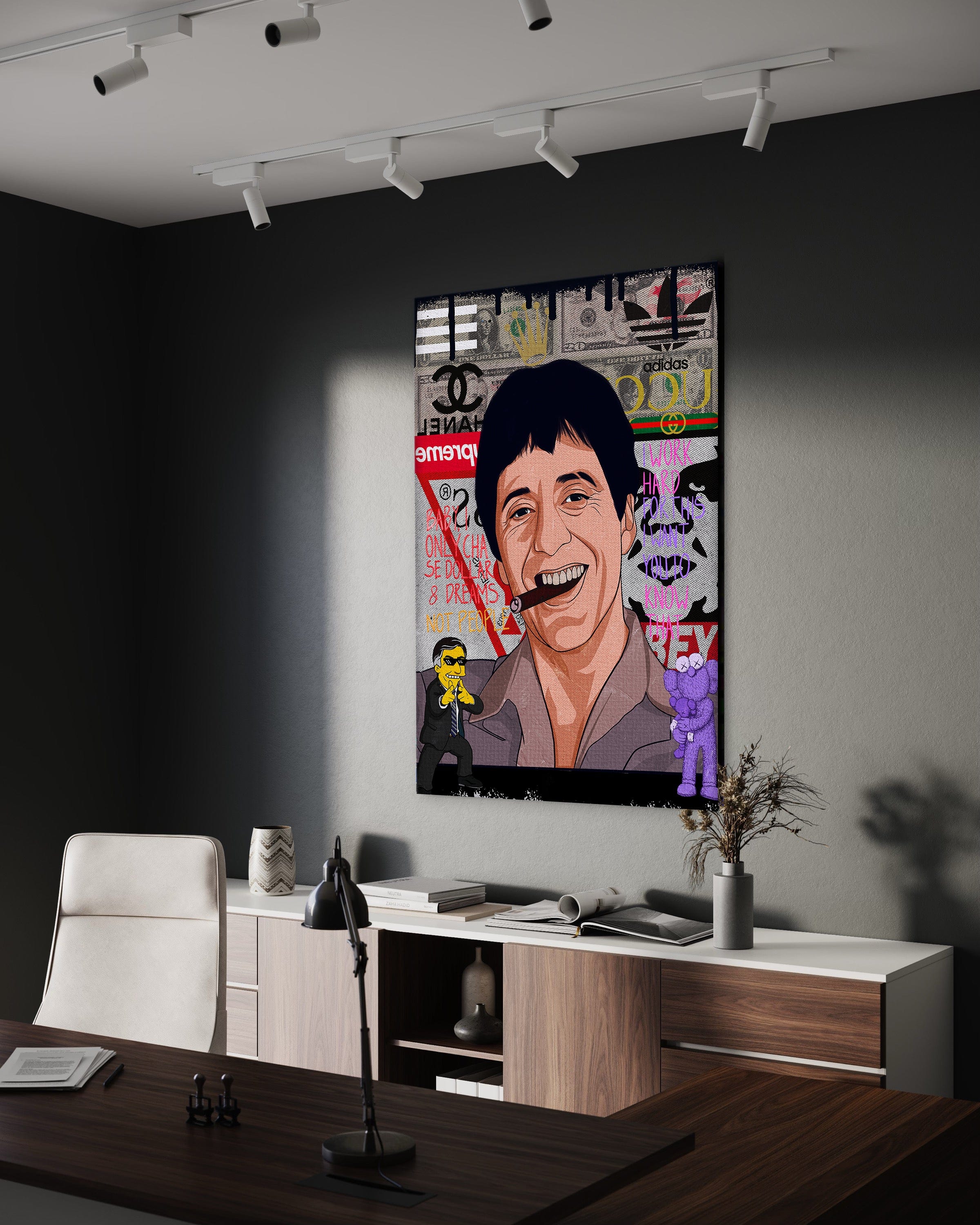Tony Montana - Leinwandbild Pop Art