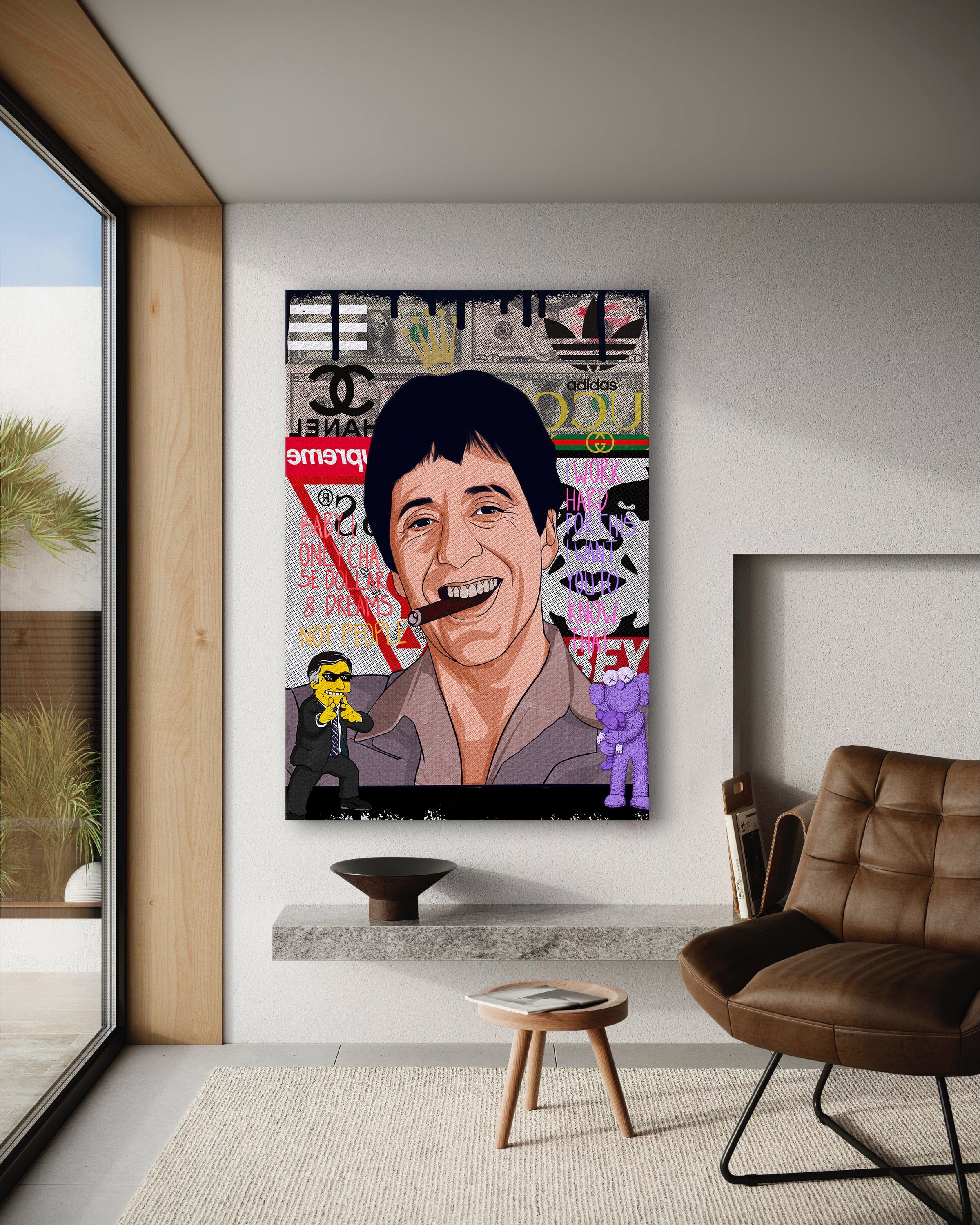 Tony Montana - Leinwandbild Pop Art