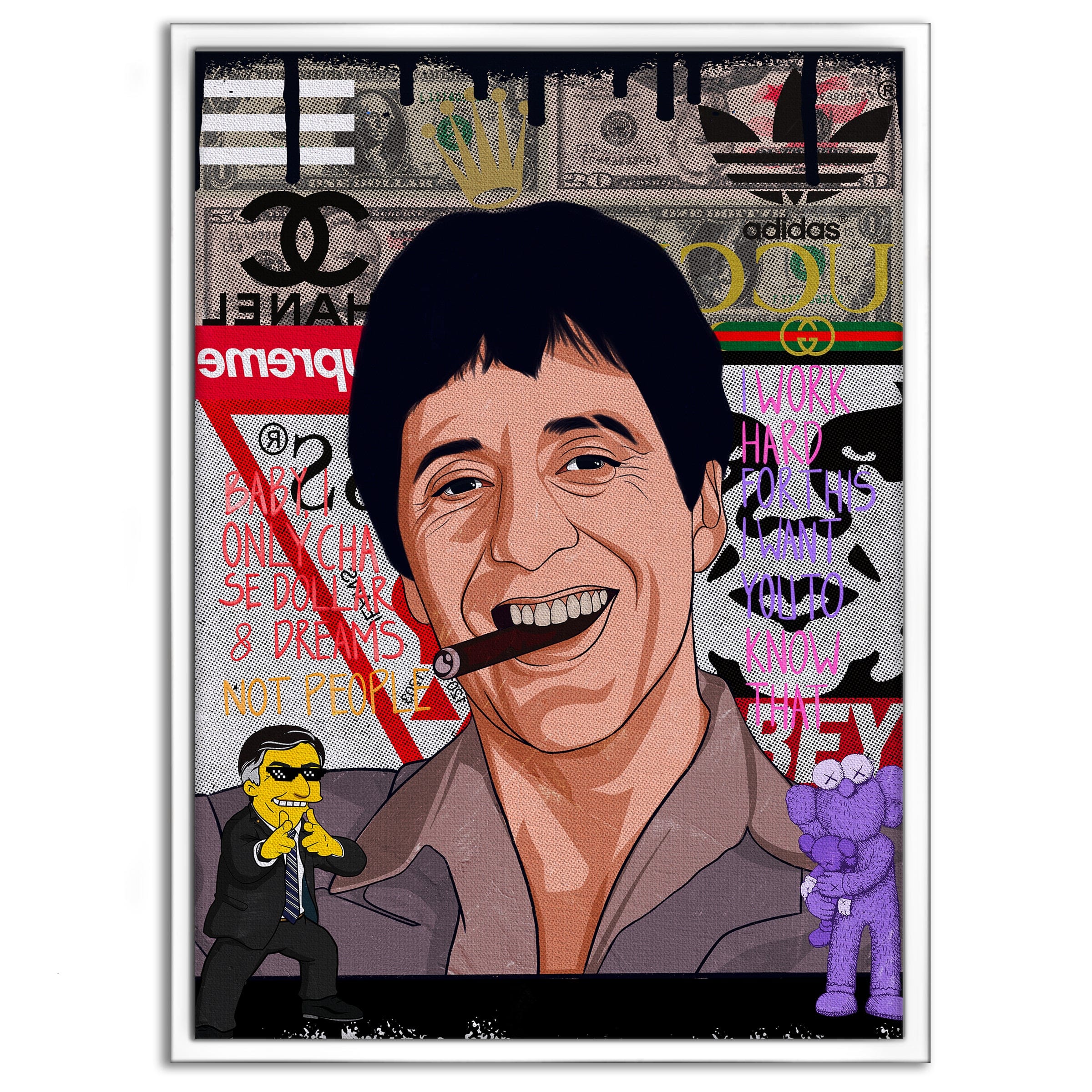 Tony Montana - Leinwandbild Pop Art