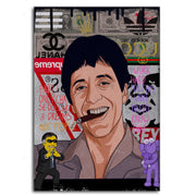 Tony Montana - Leinwandbild Pop Art