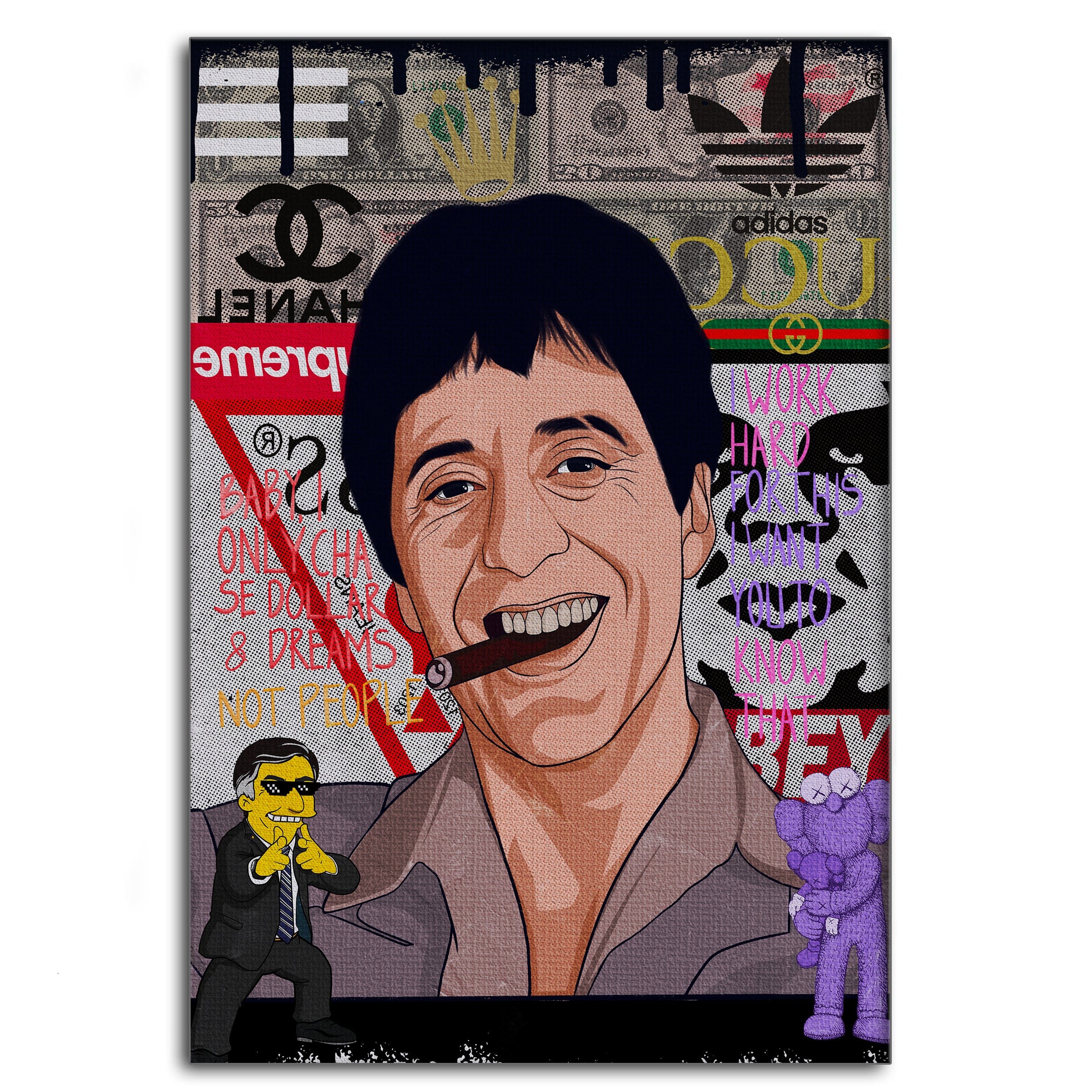 Tony Montana - Leinwandbild Pop Art