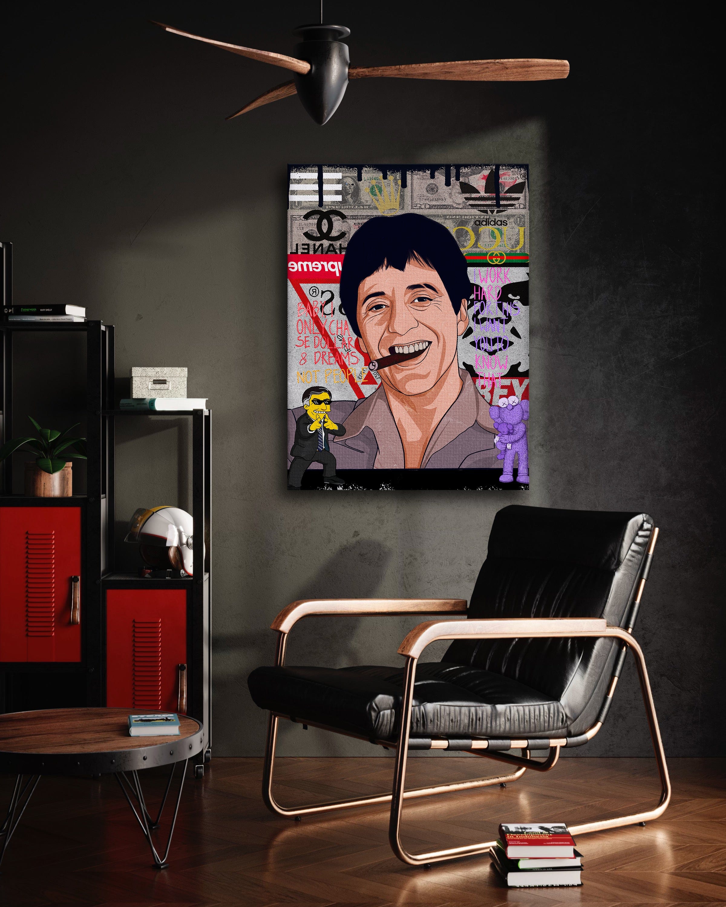 Tony Montana - Leinwandbild Pop Art