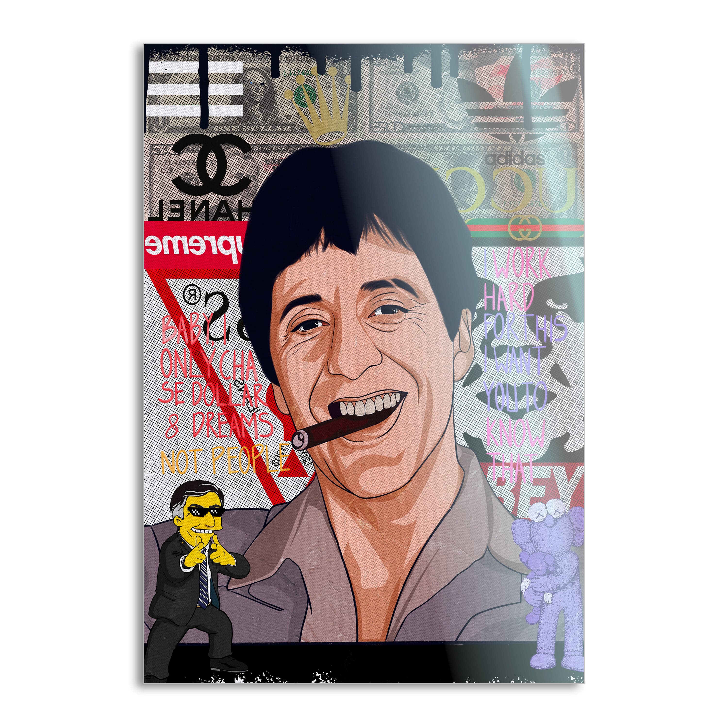 Tony Montana - Leinwandbild Pop Art