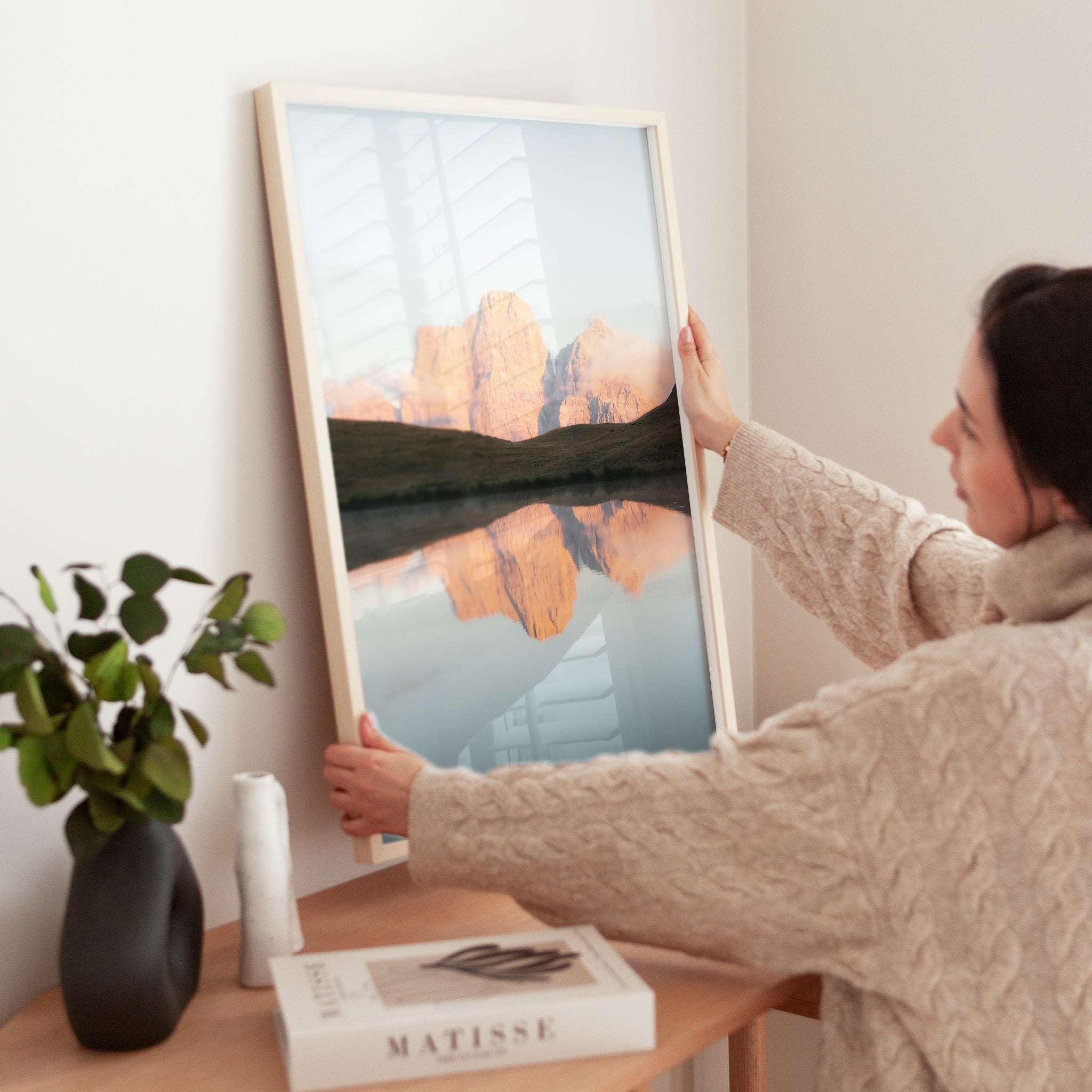 Lago delle Baste Print – Dolomites Mountain Wall Art