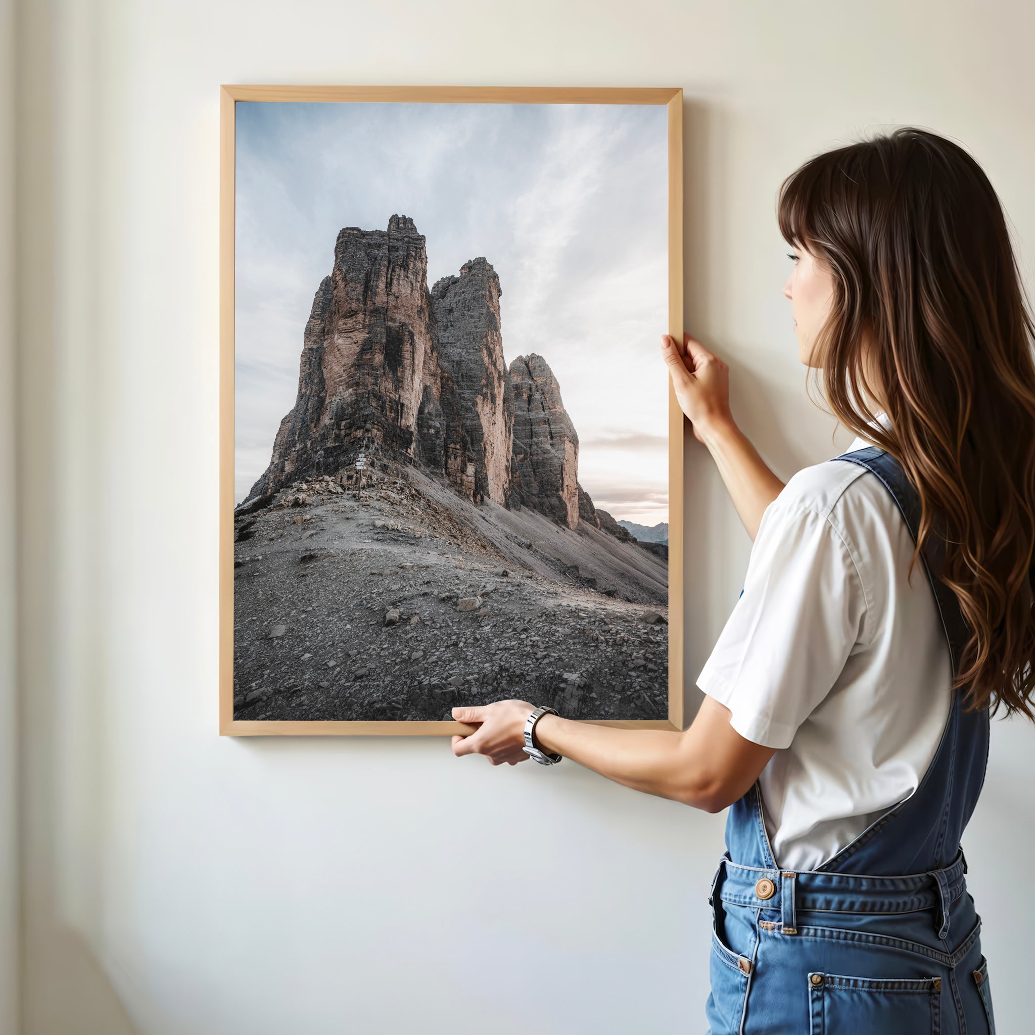 Tre Cime di Lavaredo Wall Art Print – Dolomites Photography