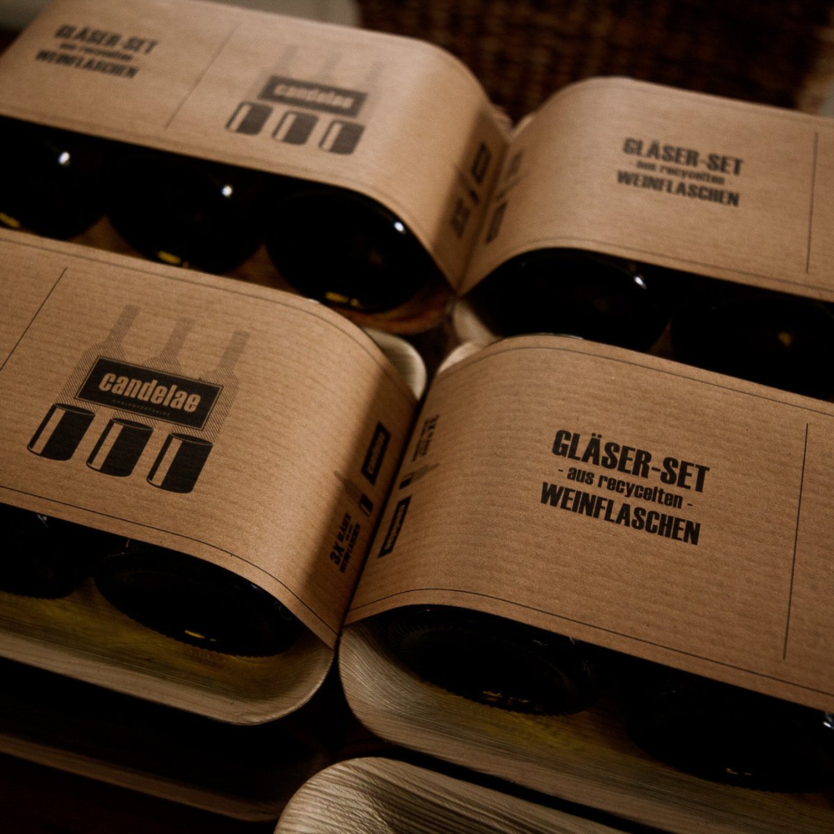 Trinkgläser Aus Recycelten Weinflaschen Nachhaltig Robust Und Spülmaschinenfest Handgefertigt Upcycling Glasgenuss